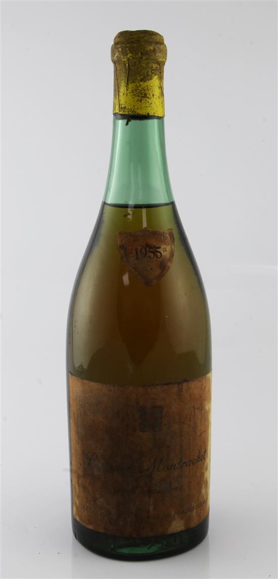 One bottle of Pol Mairesse, Bâtard Montrachet 1955,